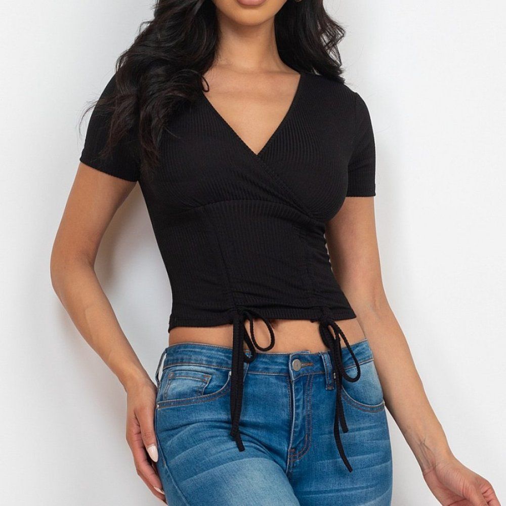 Ruched Crop Top